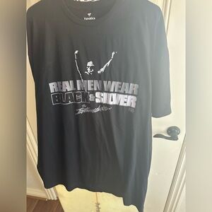 Fanatics Black T-Shirt with Silver Graphic Text